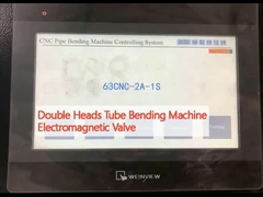 Double Heads Tube Bending Machine Electromagnetic Valve