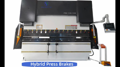 Hybrid Press Brakes Machine 130Ton/3200,Servo Pump CNC Press Brake for Demo