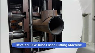 3KW Tube Laser Cutting Machine | 240mm Pneumatic Chuck | High Speed CNC Pipe Cutter