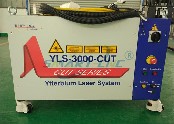 500-3000W CNC Fiber Laser Cutting Machine , Fiber Metal Laser Cutting Machine