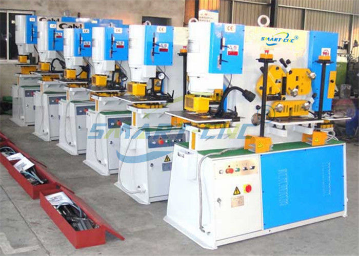 Multi Function Hydraulic Ironworker Machine Stainless Steel Cutting Material