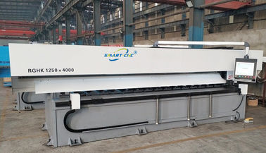 1500×4000mm CNC V Grooving Machine , White Hydraulic Notching Machine